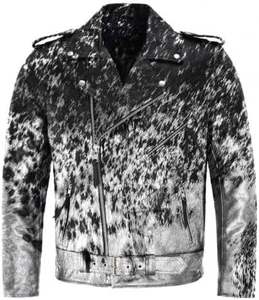 Wholesale Cowhider <b>Leather</b> <b>Jacket</b> Customized <b>Leather</b> <b>Jacket</b> <b>Long</b> Sleeves <b>Leather</b> <b>Jacket</b> Solid Color <b>Leather</b> <b>Jacket</b> - Product Image 5