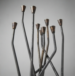 Candélabre en métal en forme de bois de cerf, porte-bougie multi-bras, décoration d'intérieur, centre de table - Product Image 4