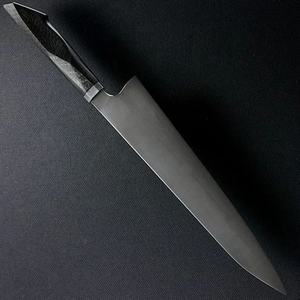 Couteau de chef artisanal de style japonais LEGACY BLADES, acier à haute teneur en carbone, manche en bois, finition haute brillance, compatible lave-vaisselle, OEM - Product Image 5