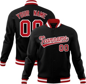 Custom Men's Yellow Varsity <b>Jacket</b> with Team Name and Number <b>Heat</b>-Transfer Printing Preppy Style Autumn Wear - Product Image 2