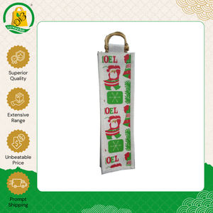Sacs fourre-tout en jute de haute qualité, fabriqués en Inde, nouveau style, pour usage quotidien, avec impression tendance, pour une bouteille, en vente par un exportateur indien - Product Image 3