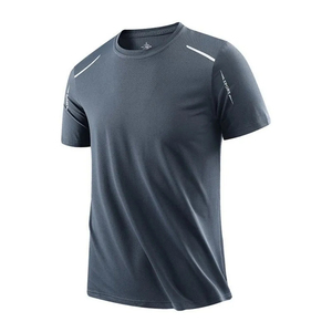 T-shirts tricotés délavés à l'acide pour hommes, tendance 2025, nouveau design, personnalisables, haute qualité, faible MOQ, OEM - Product Image 3