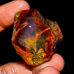 Classic Top Grade Quality 100% Natural Welo Fire Ethiopian <b>Opal</b> Fancy Oil Rough Loose Gemstone For Making Jewelry Item - Product Image 2