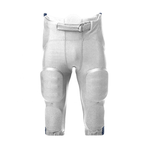 Mens Green <b>Padded</b> American Football Pants Buckle Closure Breathable Athletic Practice Game Sportswear Adult Wear pants flexible - Product Image 3
