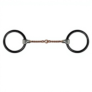 ENGLISH RIDING LOOSE RING WITH COPPER HEAD HEAVY <b>WEIGHT</b> O RING BITS WITH STAR ROLLER - Product Image 4