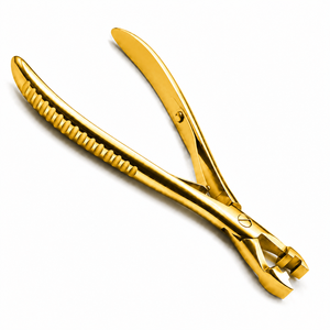 Pinzas de Acero Inoxidable Doradas para Extensiones de Cabello, Herramienta para Instalación y Remoción - Product Image 4