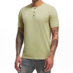 Camiseta de Manga Corta para Hombre, Negra, Corte Ajustado, Color Sólido, Informal, de Algodón, Cuello Redondo, Diseño Liso, Venta al Por Mayor, Ropa Urbana - Product Image 6