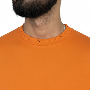 Camiseta informal de doble capa para hombre |   Corte Moderno |   Suministro directo de fábrica OEM, camiseta de doble capa para ropa urbana. - Product Image 4