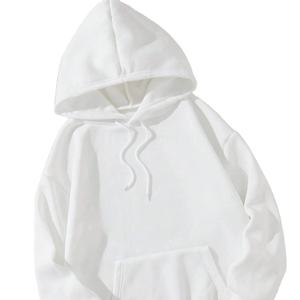 Sudadera con capucha de algodón térmico con cordón y bolsillo de canguro con estampado personalizado OEM para hombres y mujeres - Product Image 1