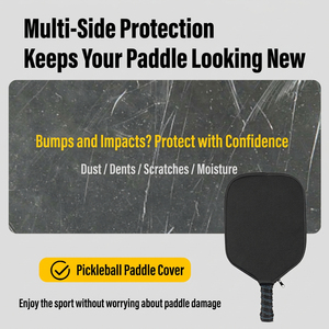 Housse de protection pour raquette de pickleball en néoprène avec design anti-chute et logo personnalisé - Product Image 2