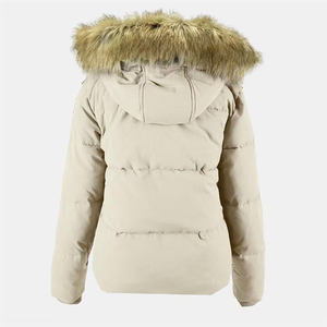 Chaqueta de Invierno para Hombre Fabricada en Fábrica, con Capucha Blanca Ajustable y Logotipo Personalizado - Product Image 2