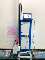 Imprimante UV à jet d'encre 2 en 1 pour mur et sol avec effet 3D 5 couleurs CMJN + W Imprimante 3D pour mur et sol État neuf Garantie 2 ans
