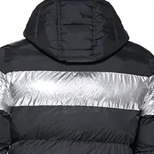 Men's High Quality Custom Casual Sportswear Comfortable 100% Nylon Stand Patchwork <b>Waterproof</b> Reversible Canvas Puffer Vests for - Product Image 5