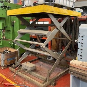 Plataforma Elevadora de Tijera Eléctrica Hidráulica de Entrega Rápida, Plataforma Resistente para Fábrica o Taller, Segura, Capacidad para 4 Personas - Product Image 1