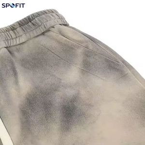 Heavyweight Oversized Custom Acid Wash Sweatpants Baggy 450 Gsm Plain Customized Wide Leg <b>Men</b> <b>Flared</b> Mid Waist Pants - Product Image 6