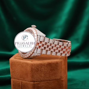 Fournisseur en gros de montres de luxe pour hommes entièrement serties de moissanite, pouvant passer le test de pureté, montres haut de gamme - Product Image 3