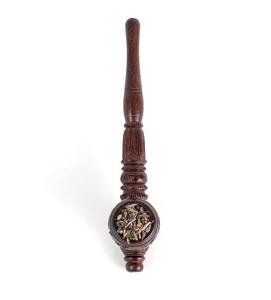 Elegante pipa de fumar de madera natural hecha a mano, pipa de tabaco clásica artesanal, pipa de tabaco natural a bajo costo. - Product Image 3