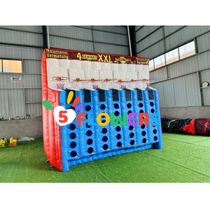 Đảng cho thuê vui vẻ Inflatable thể thao 4 kết nối bốn bóng rổ trò chơi Arcade - Product Image 4