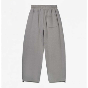 Smart Jogger Washed <b>Trousers</b> for Men Tapered Leg <b>Elastic</b> Waist Midweight 100 Cotton Woolen Fabric look suitable for all occasion - Product Image 2