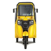 RICKSHAW STAR de Diseño Moderno y Elegante, Vehículo Eléctrico de Pasajeros, Color Azul Verde, Tipo de Batería Plomo-Ácido/Litio 100-150Ah Bharathi 25