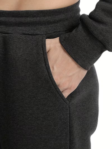 Men's 2-Piece Winter Tracksuit Set Pullover Hoodie Sweatsuit 100% Cotton Quick Dry Casual Jogging Athletic Drawstring Sports - Product Image 5