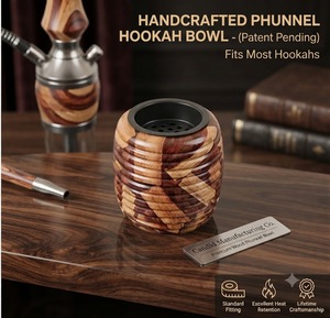 Quemador de Incienso de Madera Hecho a Mano por Candid Manufacturing Co., Madera de Sándalo Premium, Ajuste Estándar, Excelente Retención de Calor - Product Image 1