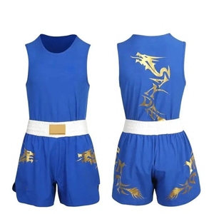 2025 New Custom Men's Boxing Singlets Stretch 100% <b>Polyester</b> 240g Bulgaria International Sublimation - Product Image 5