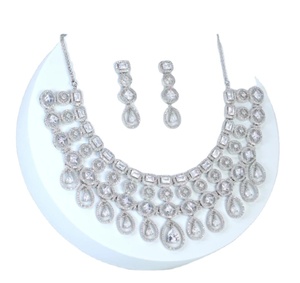 White Moissanite <b>Diamond</b> <b>Necklace</b> Beautiful Customized Moissanite Engagements <b>Necklace</b> & Other <b>Diamond</b> Jewelry - Product Image 2