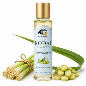 Aceite Esencial de Limoncillo de Tamil Nadu 100% Puro y Natural de Primera Calidad, Destilado al Vapor, para Aromaterapia y Cuidado Facial, Kodai Global Export - Product Image 1