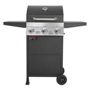 Parrilla de Gas Propano con 3 Quemadores, Área de Asado de 338 Pulgadas Cuadradas, Parrilla de Acero al Carbono Esmaltado, 36,000 BTU para Exteriores, Barbacoa de 36,000 BTU - Product Image 2