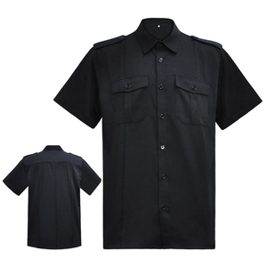 Chaqueta de Trabajo de Alta Visibilidad para Hombre, Personalizada, 100% Algodón, de Secado Rápido, Manga Corta, Uniforme de Seguridad Blanco - Product Image 6