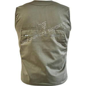 Chaleco de Caza Profesional Personalizado, Transpirable, Ligero, 100% Algodón, con Múltiples Cierres, Talla Grande - Product Image 3
