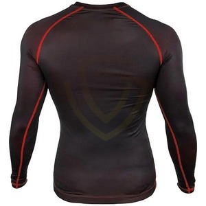 Camisetas de compresión para gimnasio, manga larga, personalizadas, para BJJ, Rashguard de MMA, Rashguard sublimado, OEM, ODM - Product Image 2