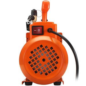 Bomba de Vacío de Paletas Rotativas de 2 Etapas de 1/2 HP, 5 CFM, 115V para Aire Acondicionado, Conexiones Macho SAE ACME de 1/4'', 3/8'', 1/2'' para Sistemas HVAC - Product Image 4