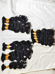 US Stock Straight Drop Shipping Raw Indian Hair Temple Human Hair Bundles Human IndiaCurly Cuticle Aligned Hair Natural Body Wav - Product Image 4