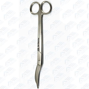 Ciseaux à tissus non stériles Waldmann 20 cm pour gynécologie et épisiotomie, instruments chirurgicaux pour procédures d'accouchement - Product Image 5