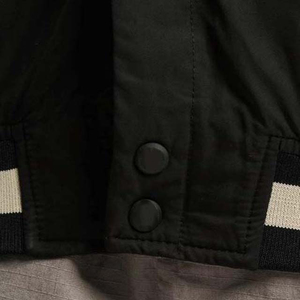 New Arrival Men's College Baseball Autumn Varsity Jacket High Quality 100% Cotton Fleece Custom Letterman Coated Stand Front - Product Image 4