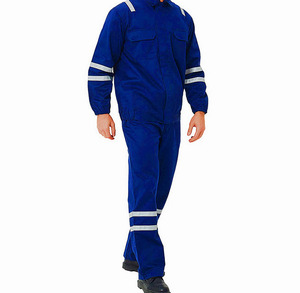 Tenues de travail haute visibilité respirantes personnalisées 80% polyester 20% coton, ensembles complets unisexes pour mécaniciens, ateliers, réparation automobile - Product Image 2