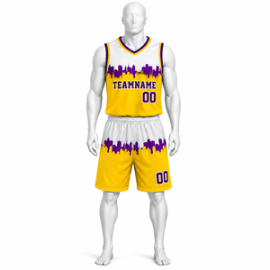 Uniforme de Baloncesto de Alta Calidad para Tallas Grandes, Sin Mangas, Transpirable, de Secado Rápido, Sublimado, con Logotipo de Diseño Personalizado - Product Image 1