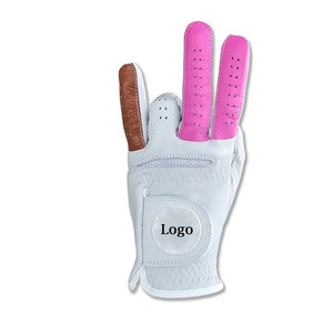 Gants de golf brodés en cuir Cabretta, design personnalisé, vente directe, couleurs variées, vente en gros - Product Image 3