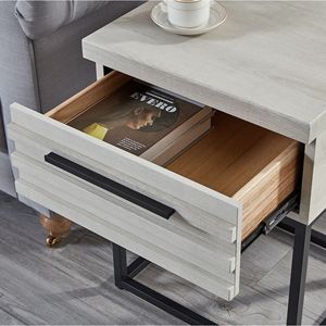 Set Camera da Letto Findlay 3 Pezzi con Letto Imbottito 3D e Comodini, Misura Full - Product Image 5