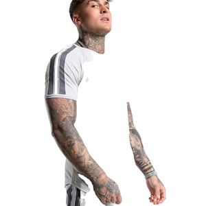 เสื้อยืดสตรีทแวร์ทรงปกติสำหรับผู้ชาย ผ้าแคนวาสหนา 100% คอตตอน ป้องกันรอยยับ แห้งเร็ว ระบายอากาศได้ดี 150gsm ไซส์ใหญ่ - Product Image 5