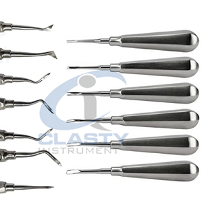 CLASTY INSTRUMENTS Instruments d'extraction dentaire chirurgicaux en acier inoxydable, manuels, Classe I, certifiés CE, avec poignée ergonomique - Product Image 2