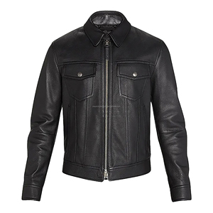 High Quality Motorcycle Leather <b>Jacket</b> For Men Biker Rider <b>Racing</b> Fashion Wear OEM ODM At Factory Price Manufacturer - Product Image 2