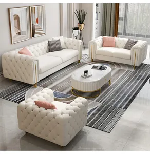 Modern Design Formal Latest Design Hall Sofa Set Hot High End Chesterfield Sofa Modern Italian Designer Sofas