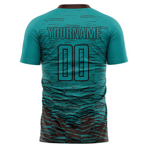 Custom Wholesale OEM Manufacturer Supplier Sublimated Soccer Fan Jersey Durable Knit Production - Product Image 3