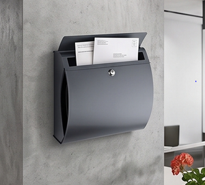 Boîte aux lettres murale élégante en métal galvanisé, faite à la main, de haute qualité, pour le bureau et la maison - Product Image 5