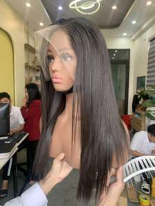 ผมต่อแบบ Remy และ Virgin Human Hair Extensions แบบเส้นเดียว จัดเรียงเกล็ดผม ตรงธรรมชาติ สีแฟชั่นเวียดนาม - Product Image 6