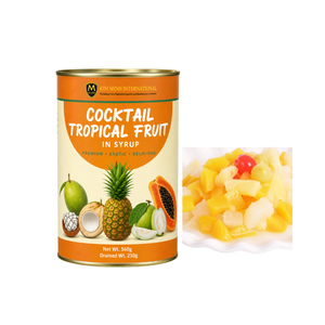 Kim Minh International - Cóctel de Frutas Tropicales en Sirope, 560 g, Enlatado, Premium, Exótico y Delicioso - Product Image 1