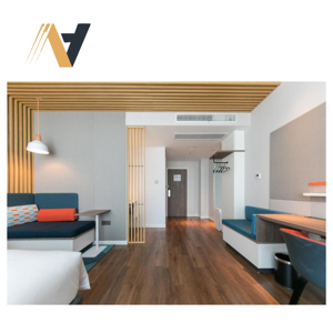 Meubles d'hôtel de luxe contemporains Holiday Inn Hotel Brand-Design de chambre à coucher moderne-MDF-HPL-Placage-Vietnam Factory - Product Image 3